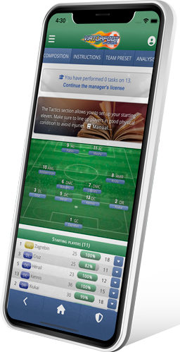 Virtuafoot Manager mobile game